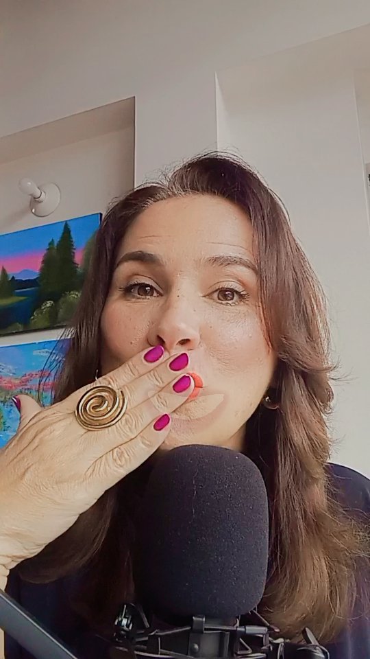 Karina en el podcast