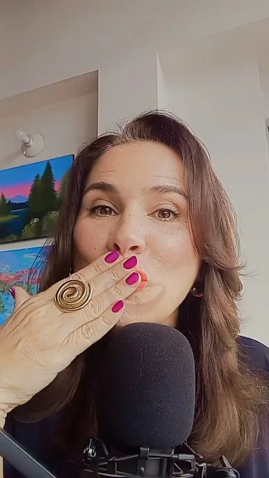 Karina en el podcast